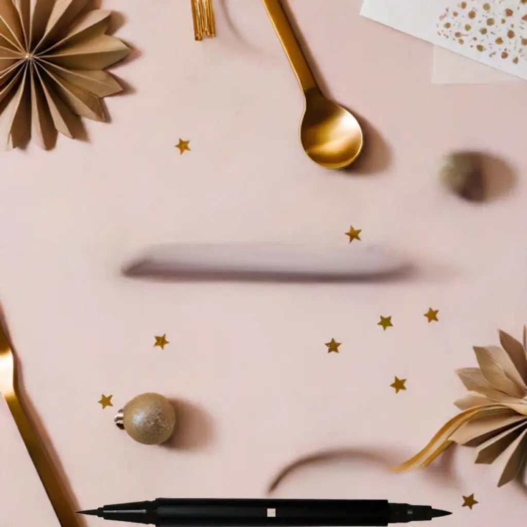 Dual Tip Eye Definer Pen - Black - eye liner